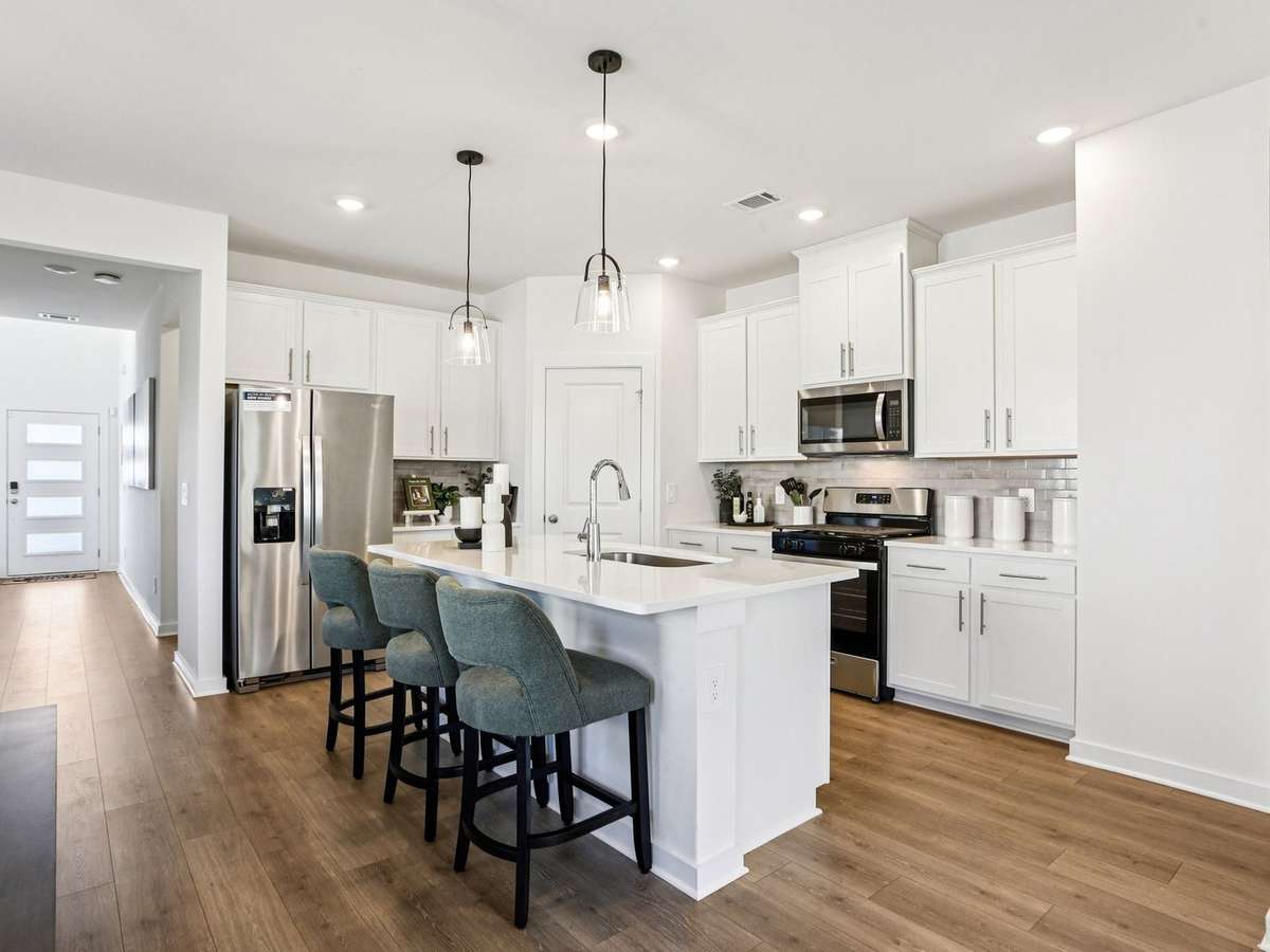 Photo is not of the actual home, but is an inspirational photo of builder’s model home and may depict options, furnishings, and/or decorator features that are not included