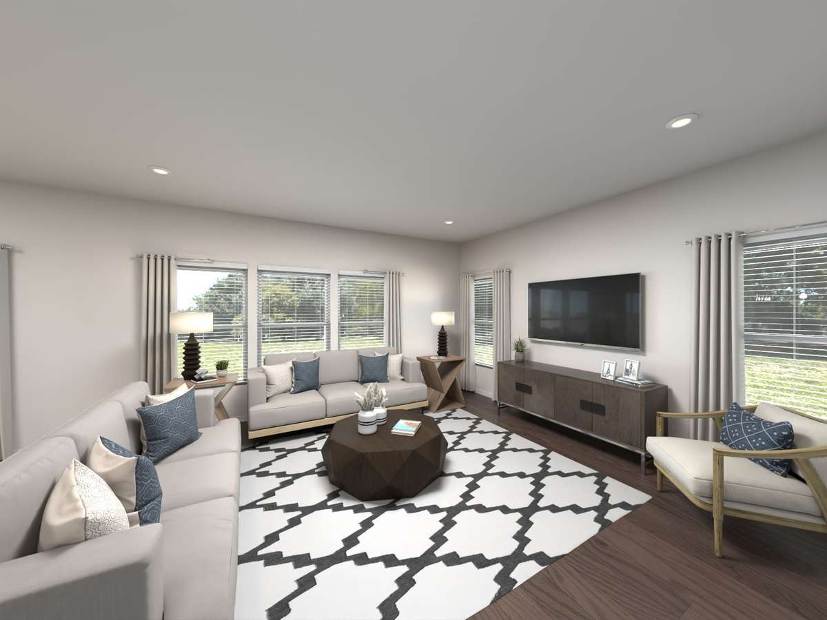 Photo is not of the actual home, but is an inspirational photo of builder’s model home and may depict options, furnishings, and/or decorator features that are not included