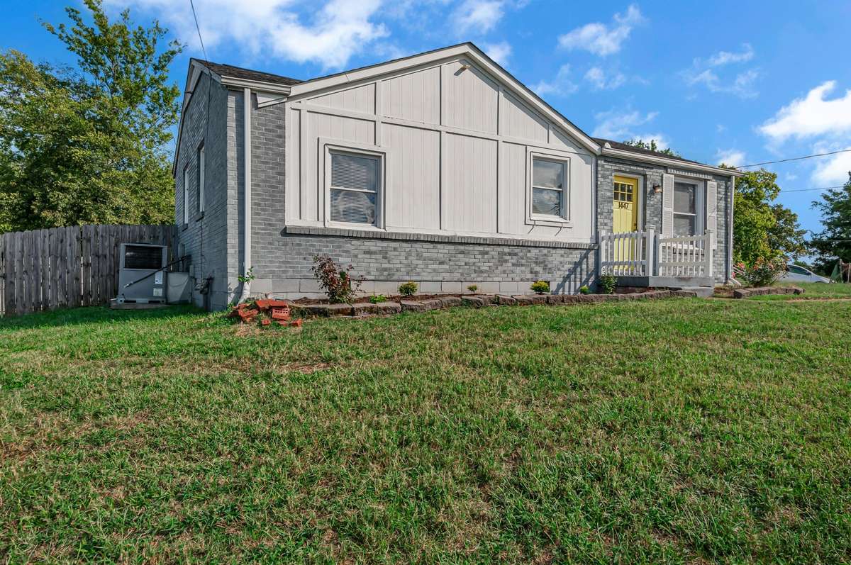 The home is on a spacious corner lot with a large backyard perfect for entertaining.