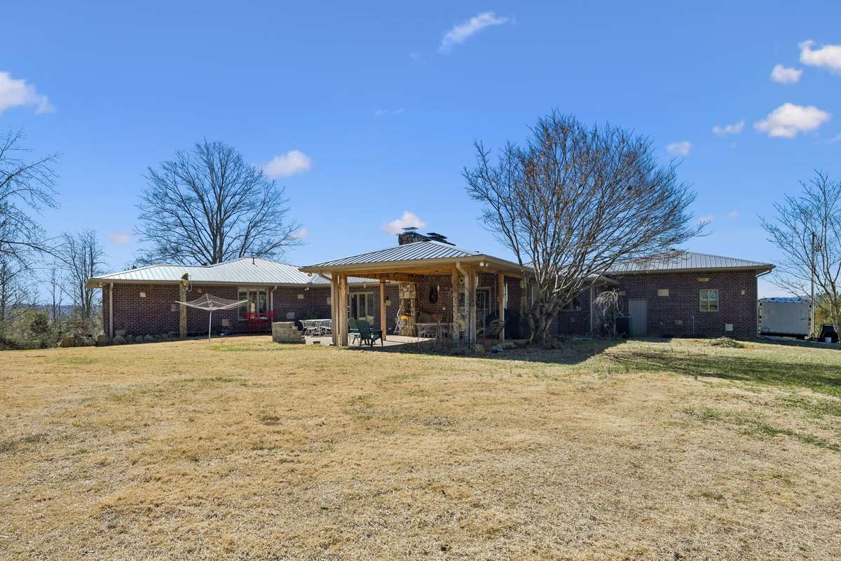 This home has over 18 acres of peaceful, scenic land with walking trails through the woods and a wet weather pond! 1372 Short Mountain Rd, McMinnville, TN 37110