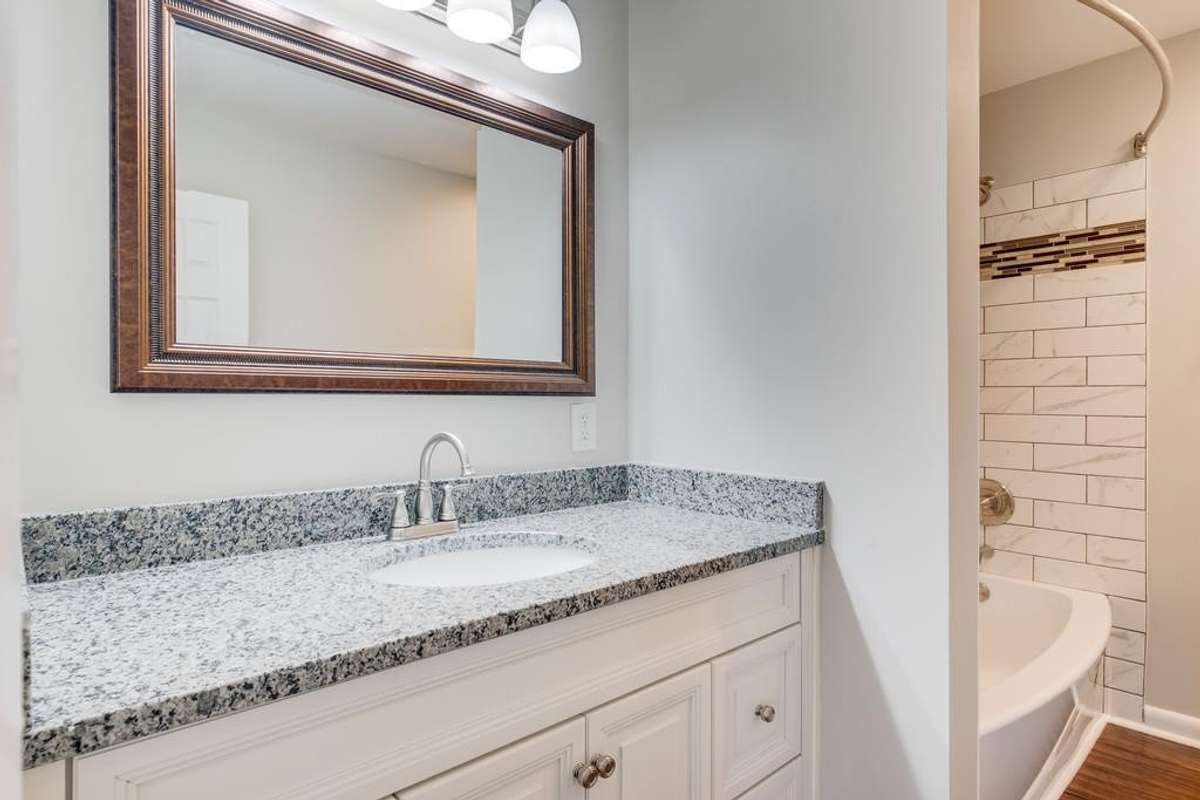 Hallway bathroom