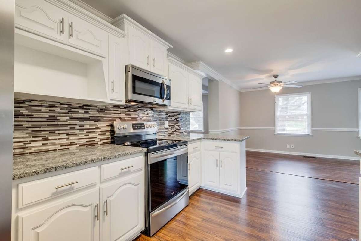 Dinning room and view the kitchen
