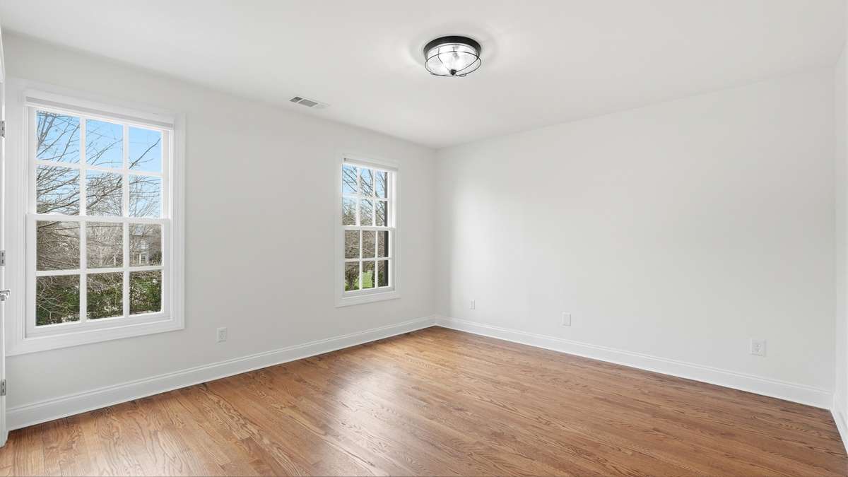 Bedroom 3 upstairs with front facing views