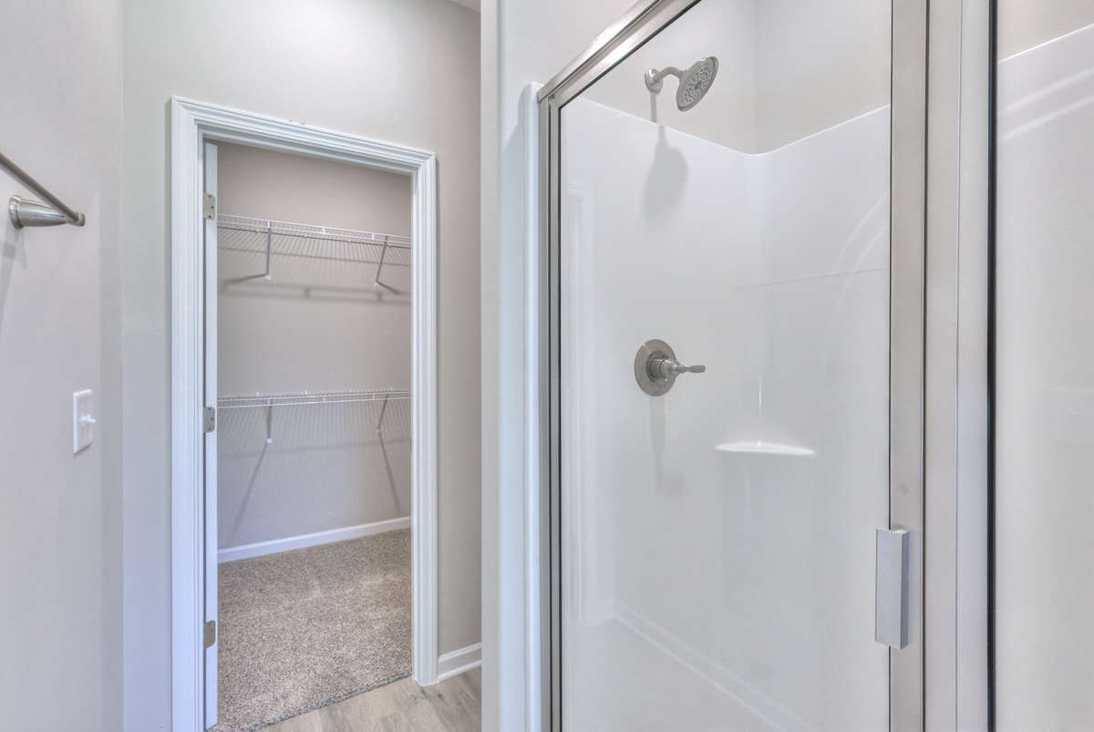 Primary Shower & Closet