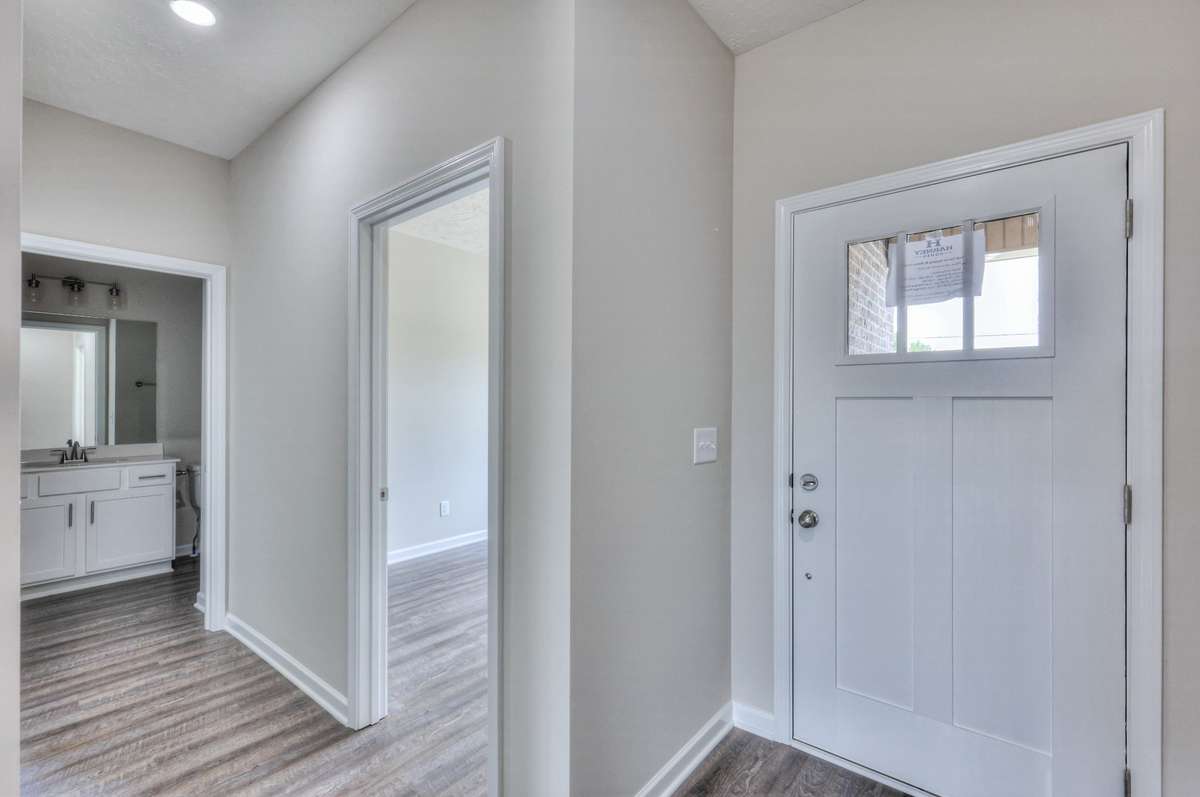 Front Door & Guest Bedroom & Bathroom