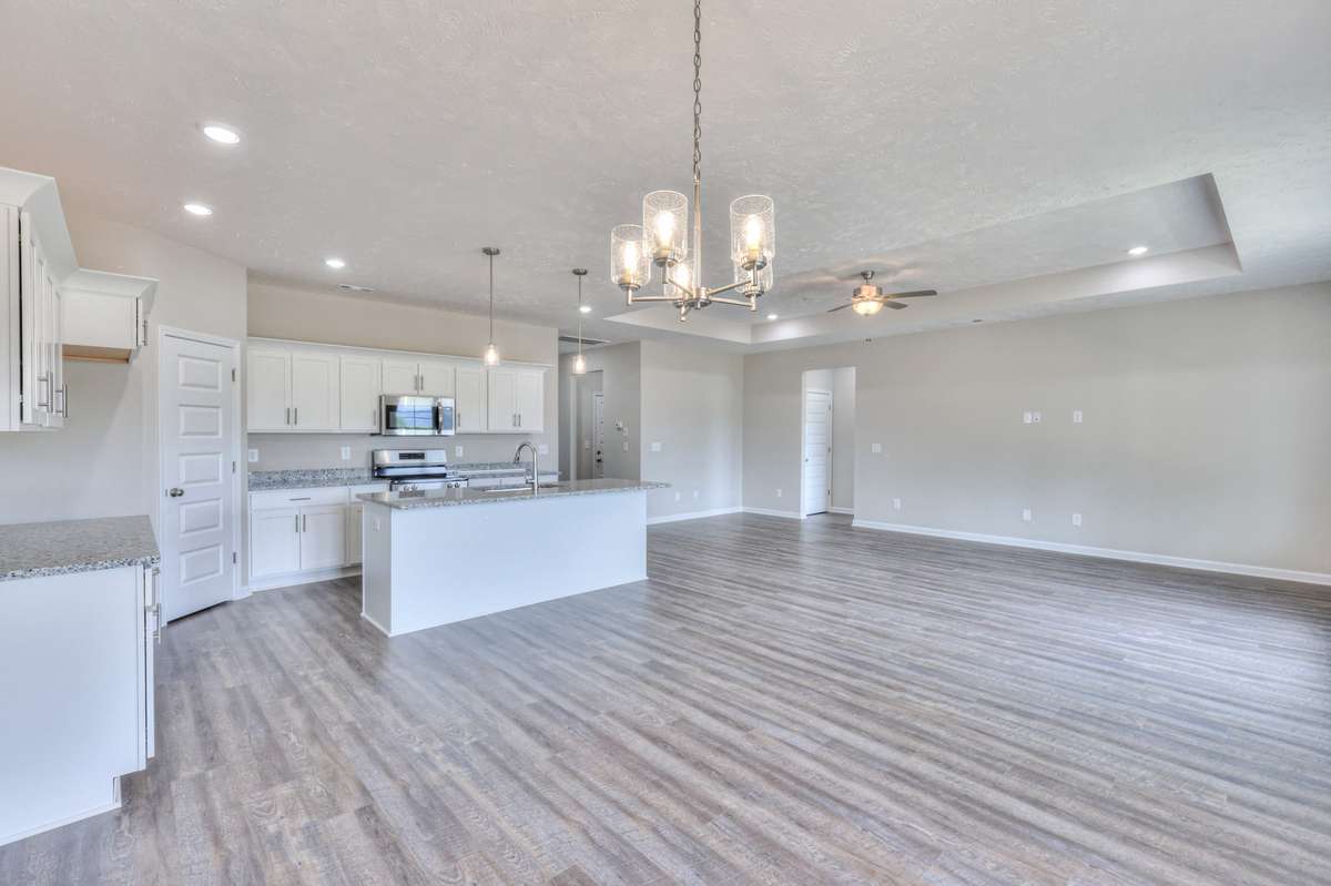 Open Living Room/ Kitchen