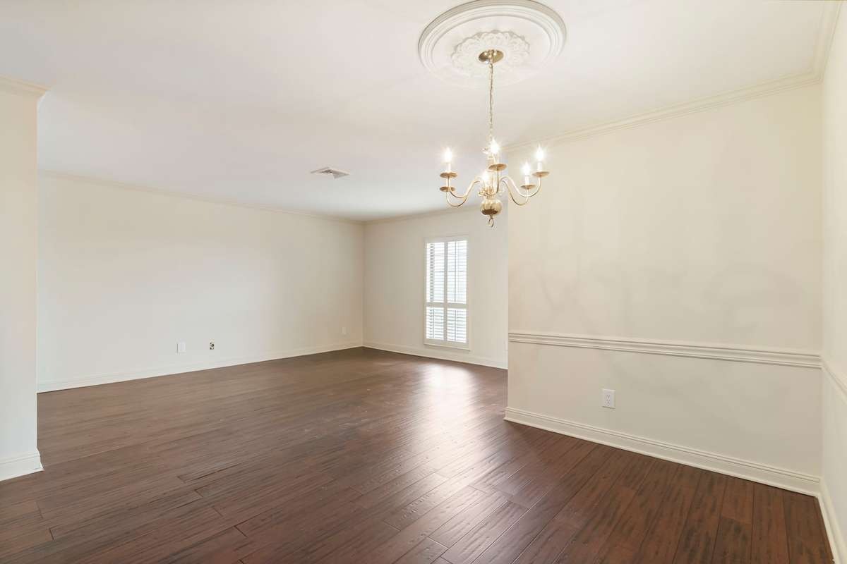 Dining area view into front Living Room