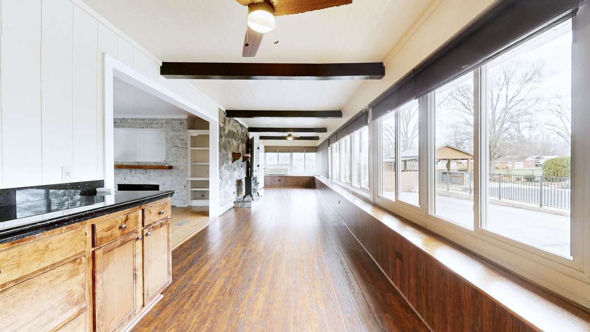 Sunroom from Kitchen Side