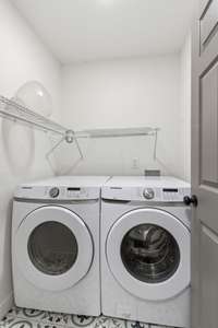 Washer and dryer to remain