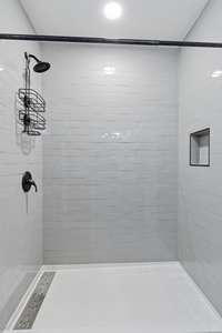 Primary bath shower