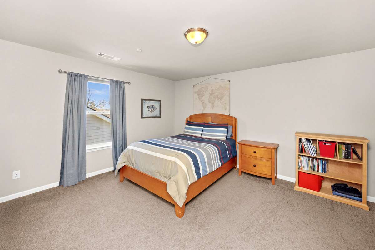 Bonus room currently being used as a fifth bedroom