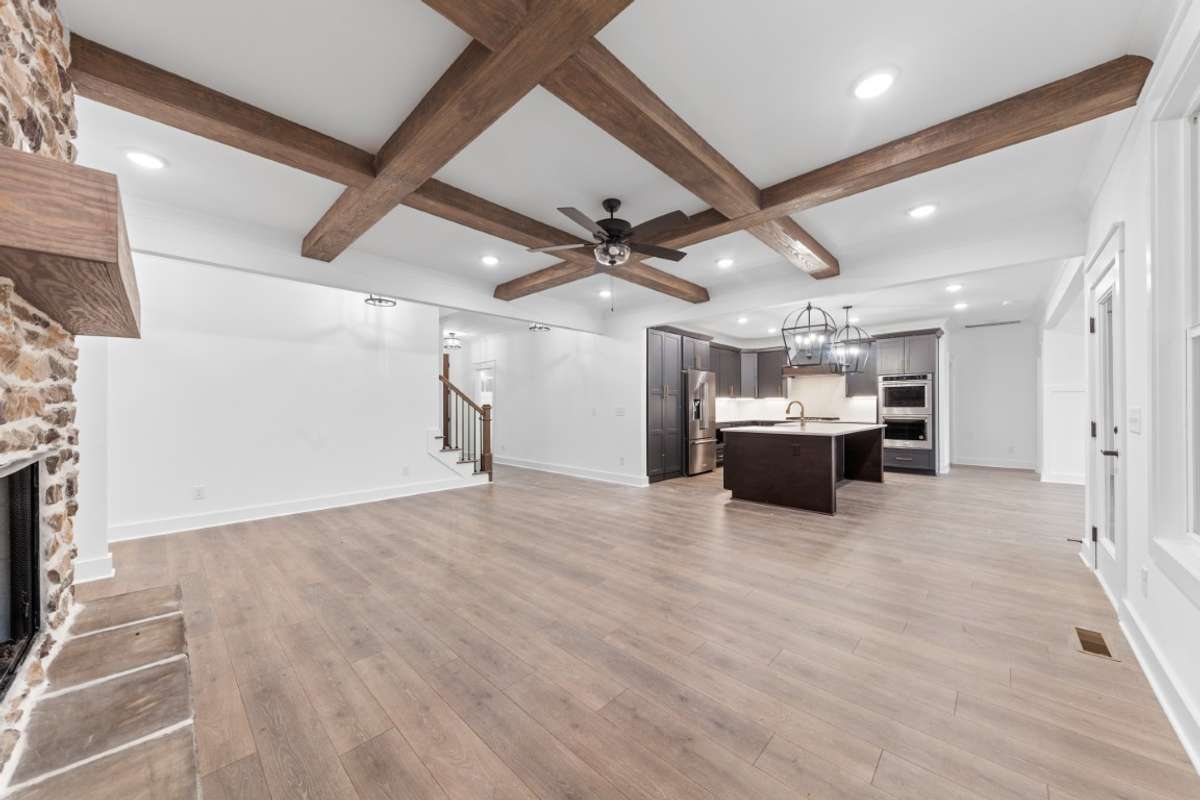 Photo from a previous version of the same plan. Buyer of lot 25 will be able to make selections!
