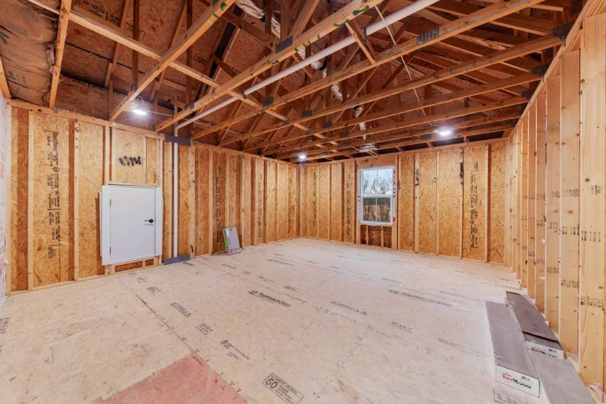 Photo from a previous version of the same plan. Extra storage!