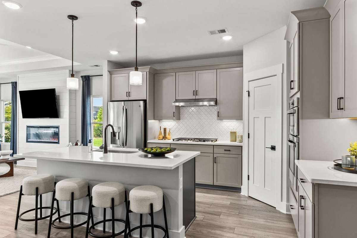 Photos are of a previously built floorplan. Exterior, structural and design options to be chosen during the design appointment after contract.
