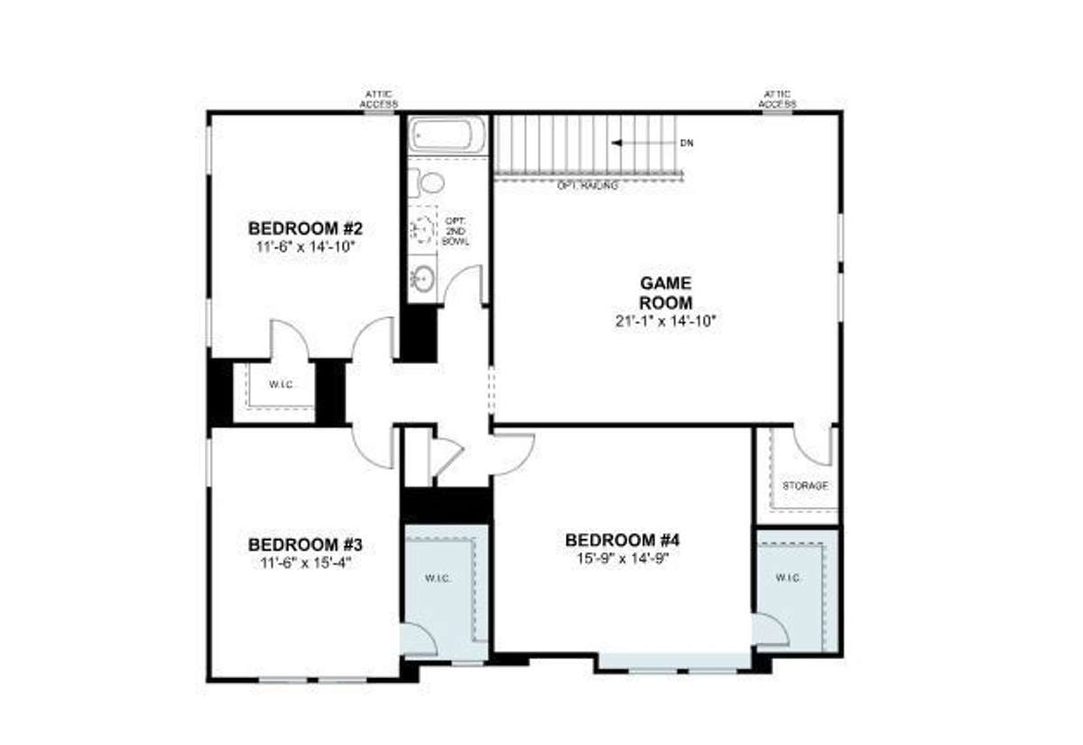 Floorplan upstairs
