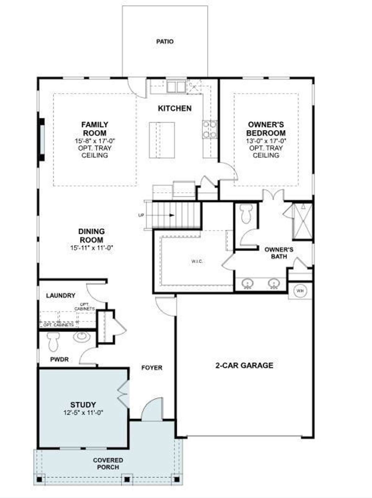 Floorplan - Primary on main level