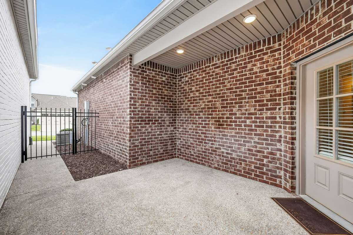 Another view of private courtyard area