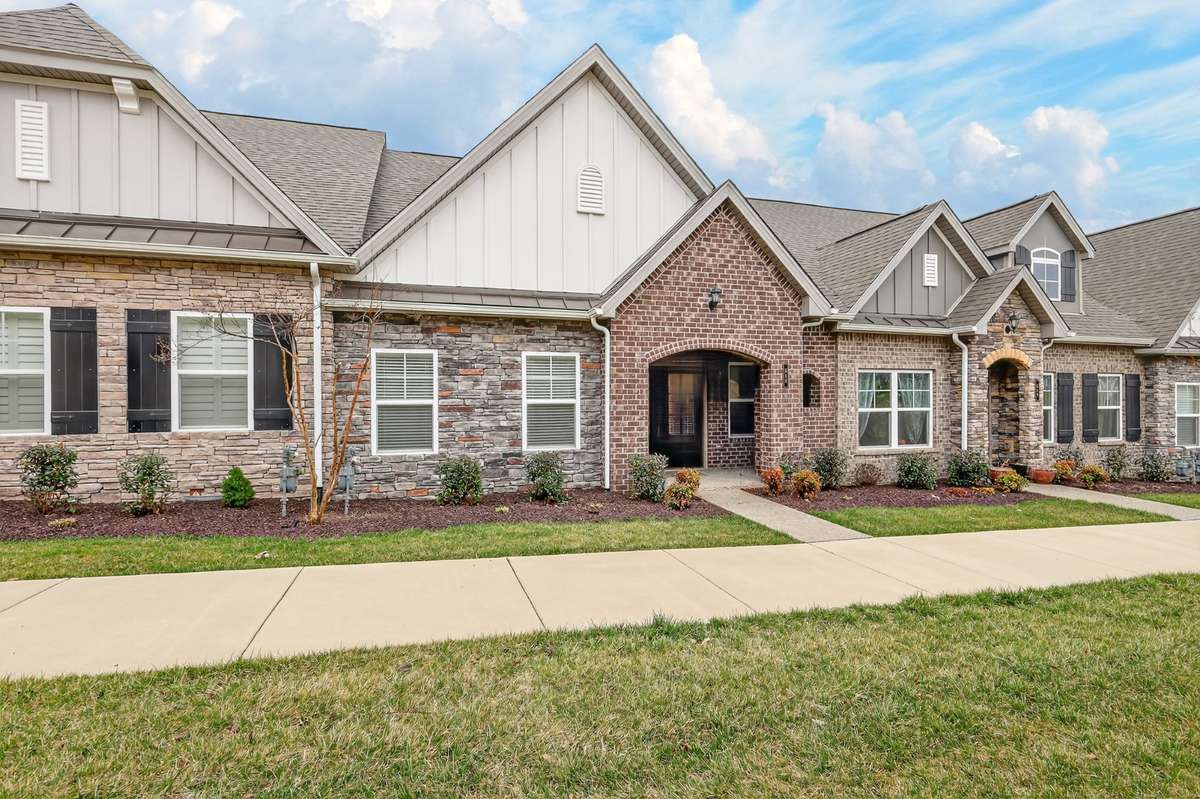 Beautiful brick, stone, and hardboard design