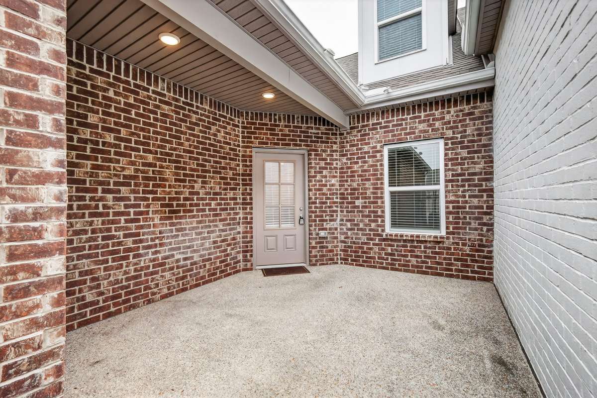 private courtyard area