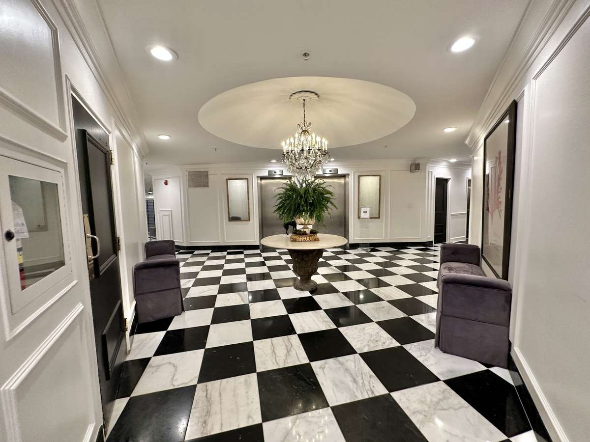 Elevator area.