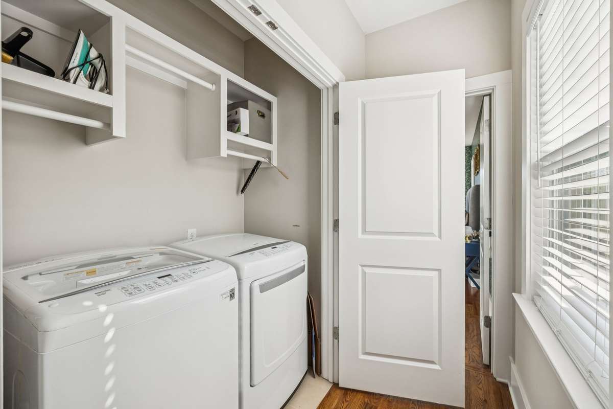 Laundry upstairs