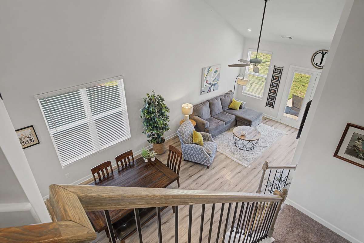 The high ceilings create an immediate sense of space and elegance, making rooms feel larger and more open.