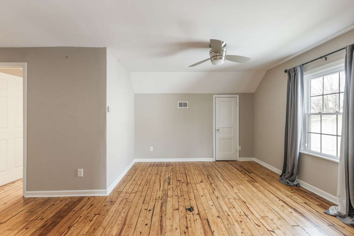 Although the closets are not large...there are three closets in this room...