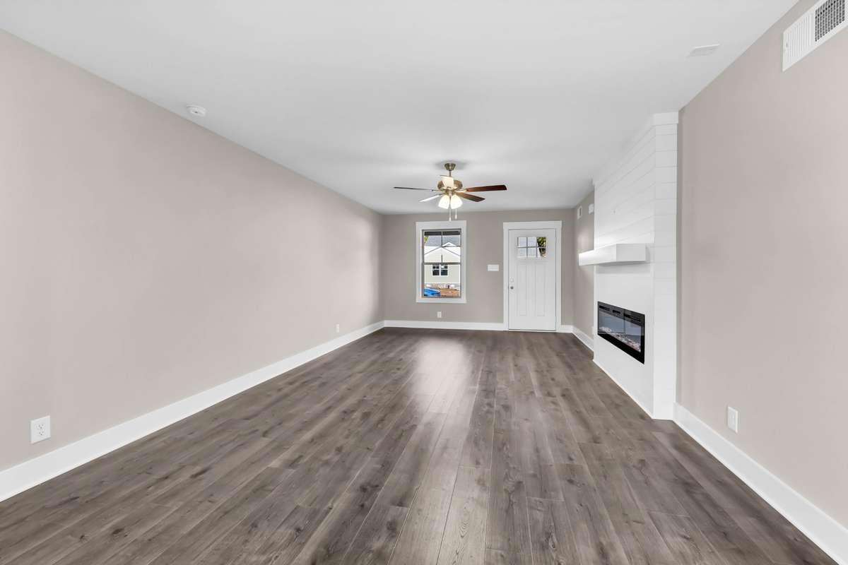 Example photo of a recently completed Baker floor plan. Colors, selections, and finishes may vary based on availability.