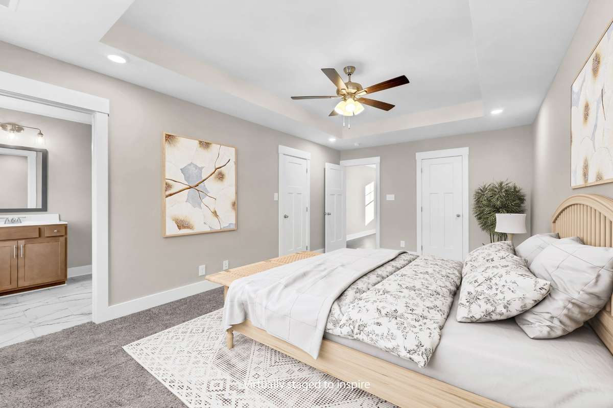 Example photo of a recently completed Baker floor plan. Colors, selections, and finishes may vary based on availability