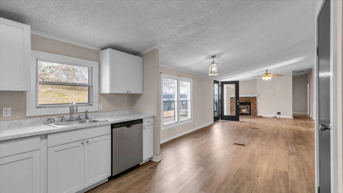 Kitchen and Family Room