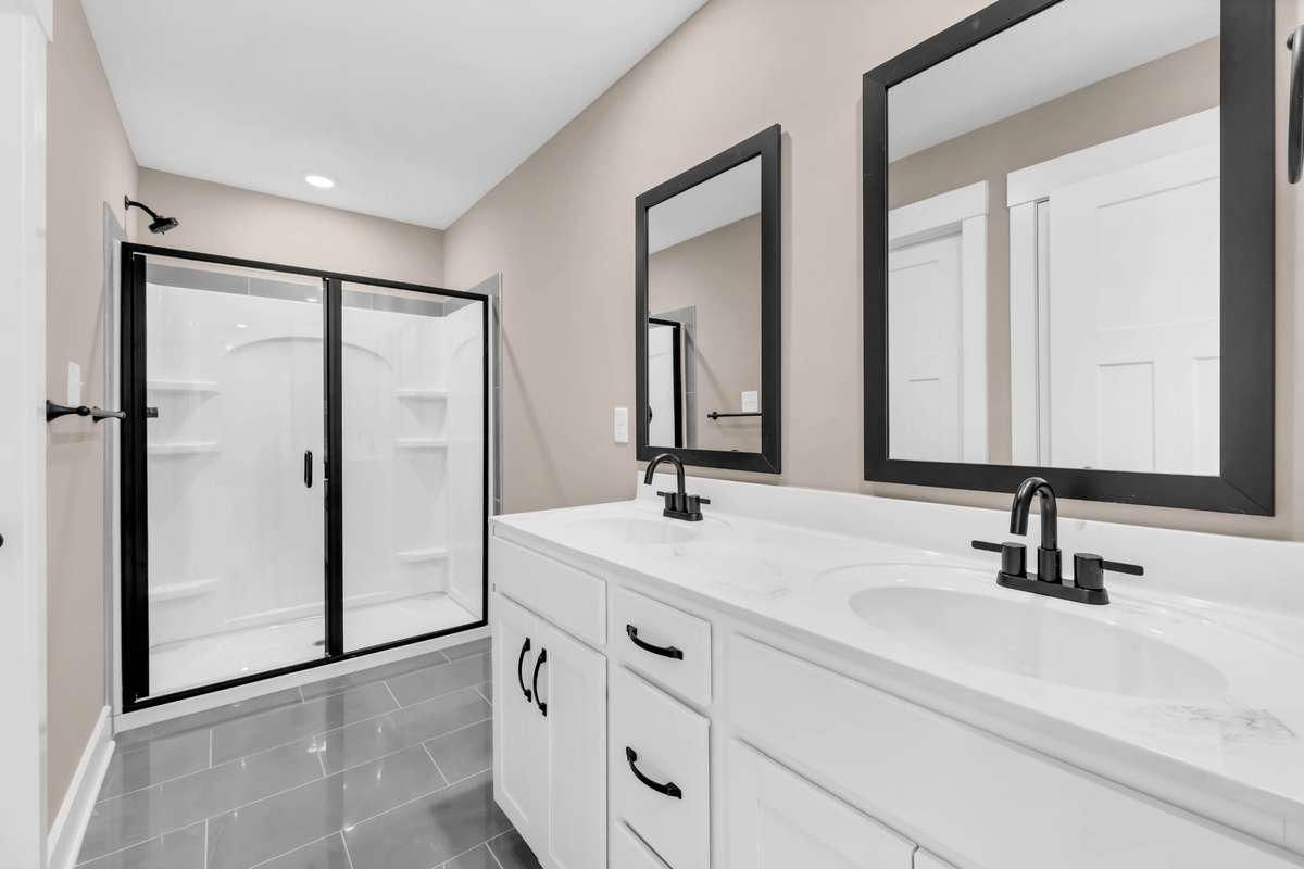 Example photo of a recently completed Brittany floor plan. Colors, selections, and finishes may vary based on availability