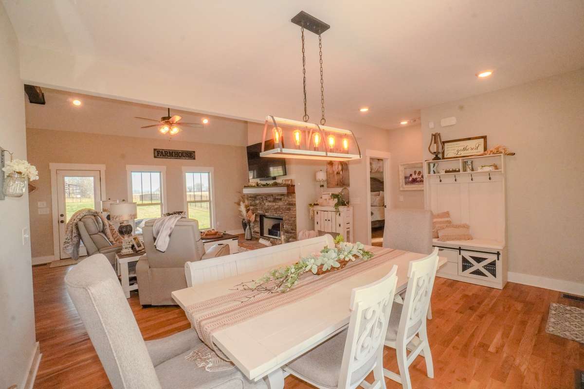 A formal dining room will greet those who enter