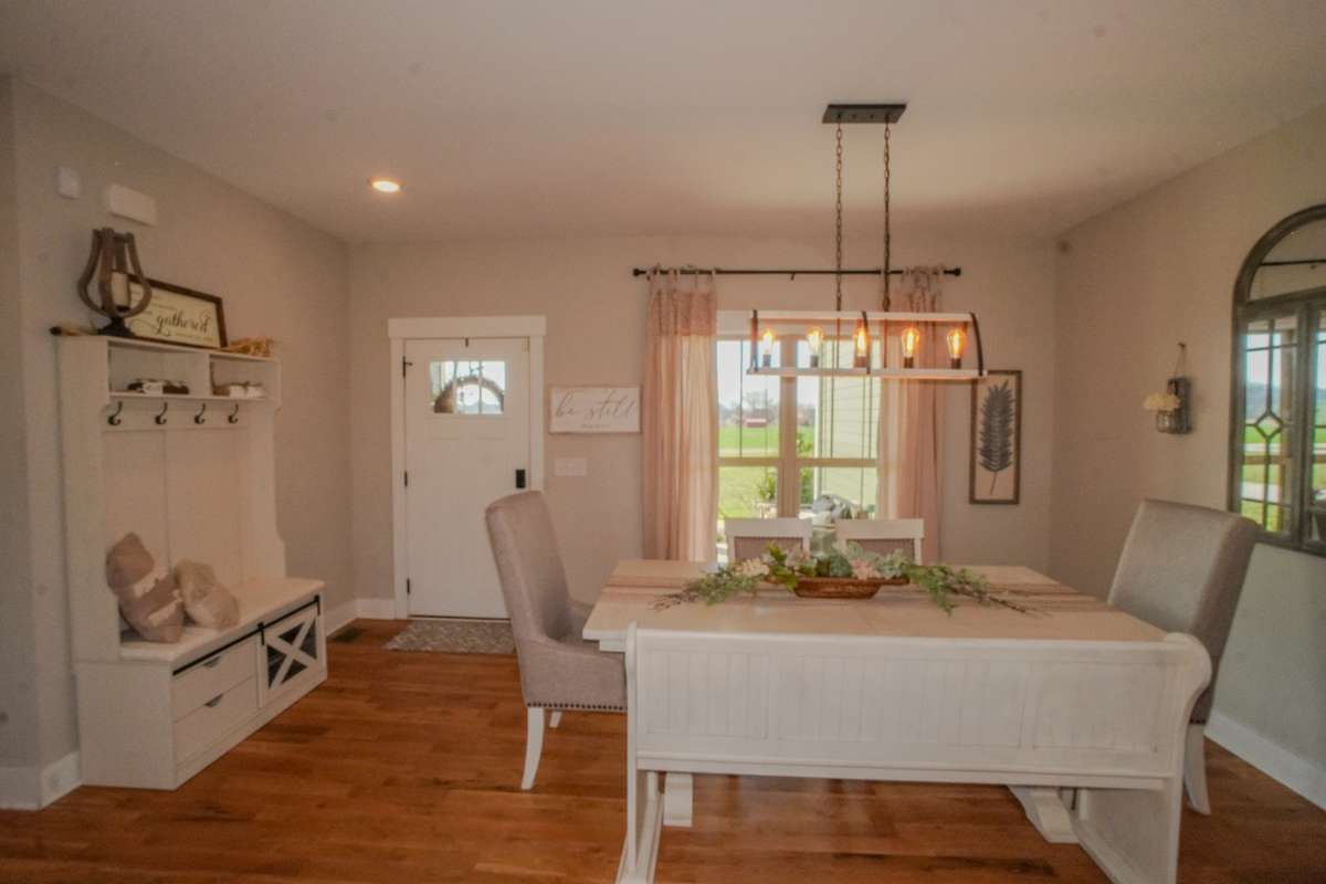 This view is from the family room