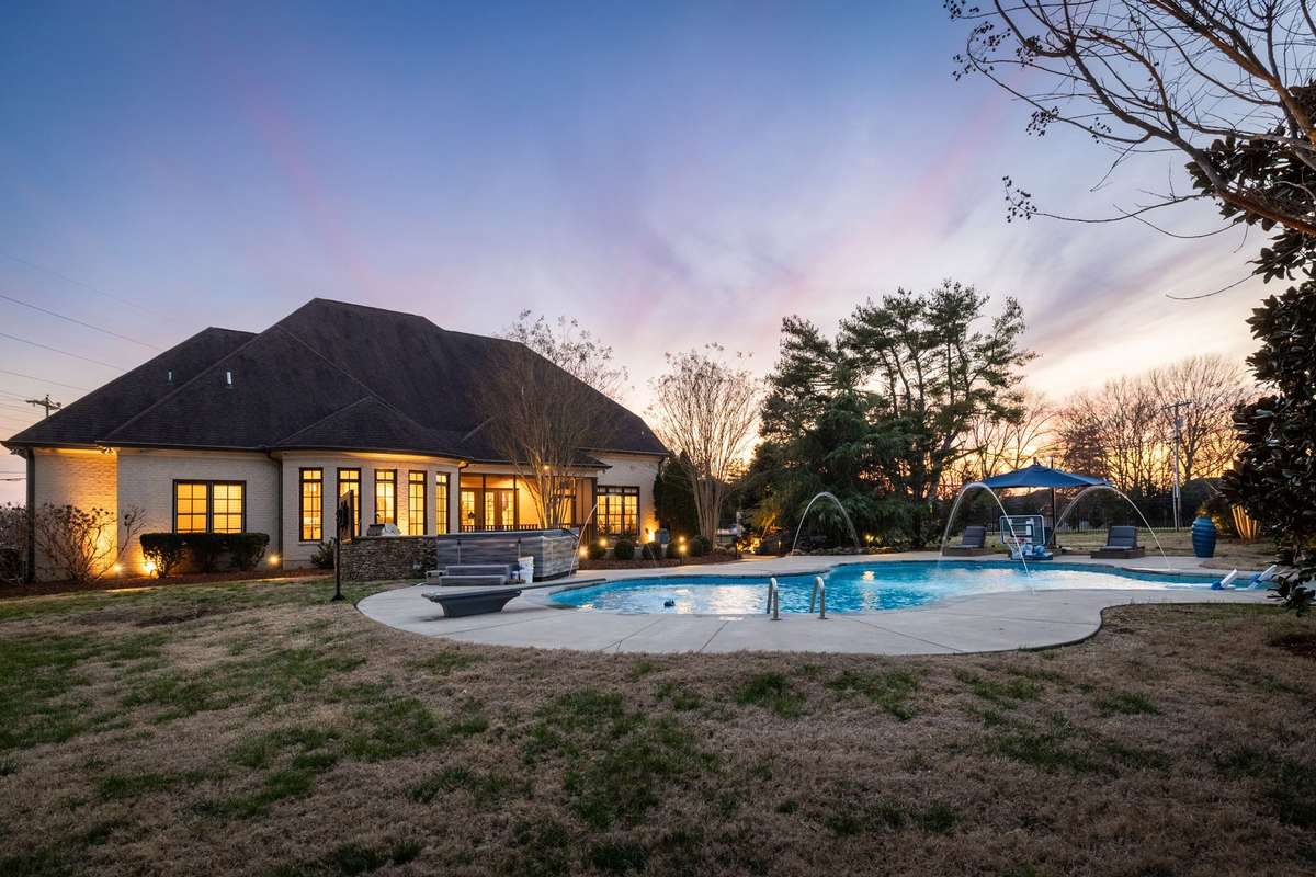 With stunning Tennessee sunsets!