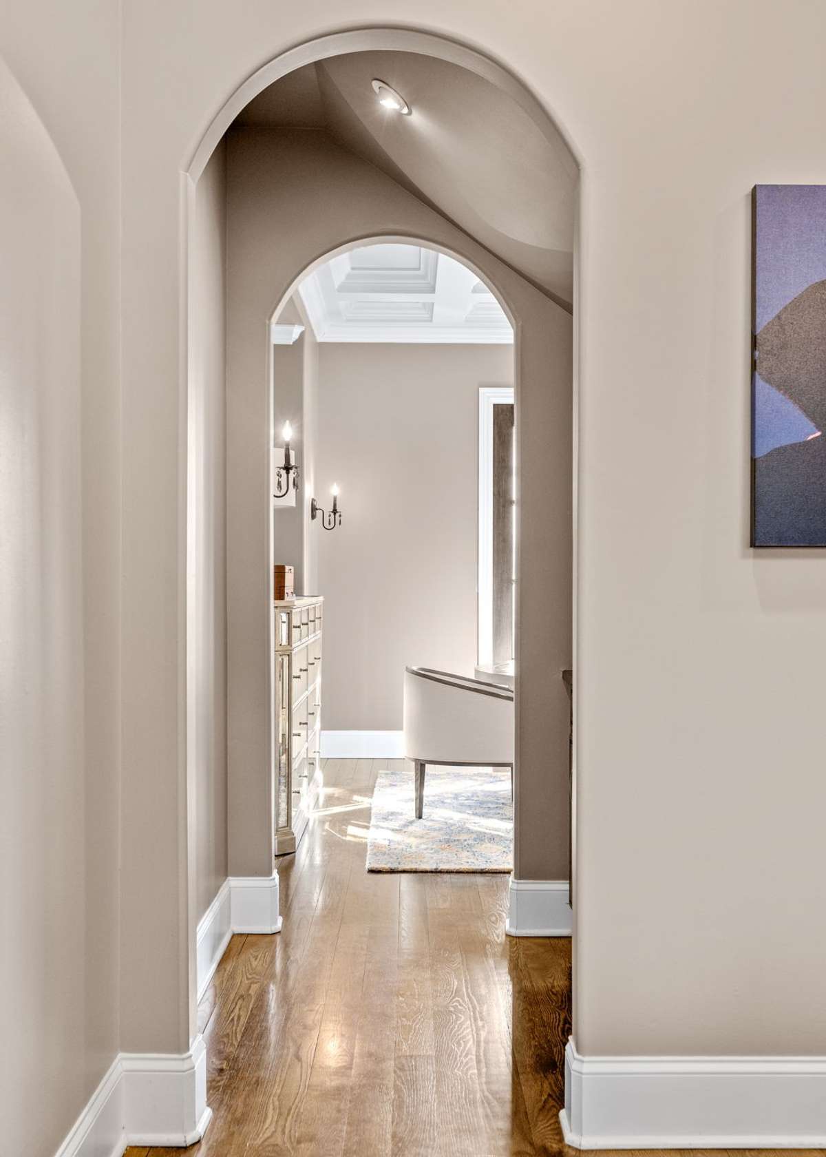 Arched doorways show no detail overlooked.