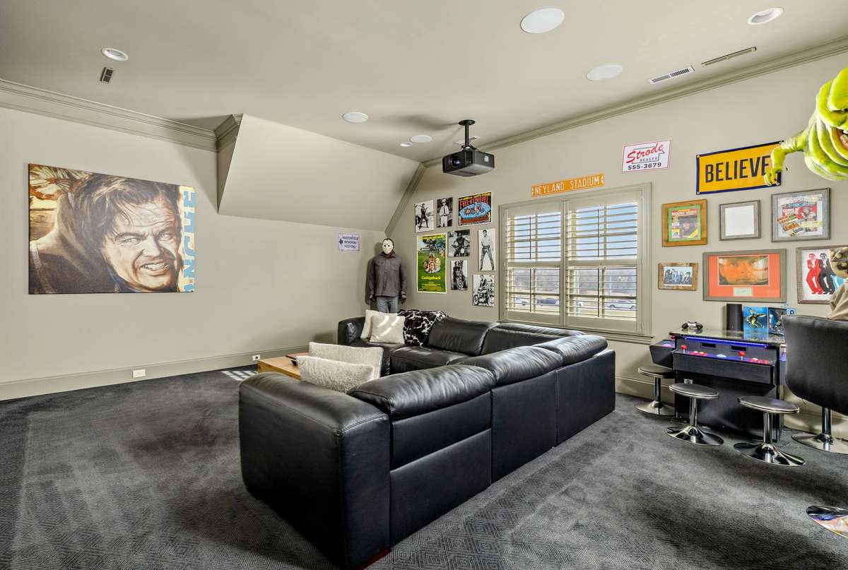 Upgraded media room with sound you won't believe until you hear it!
