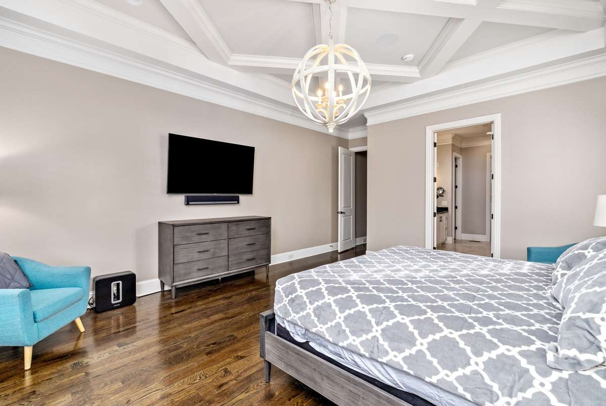 Incredible primary with luxury details and ample room for seating