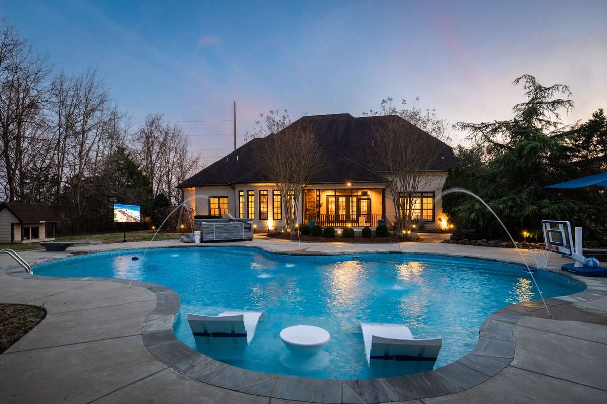 Backyard oasis