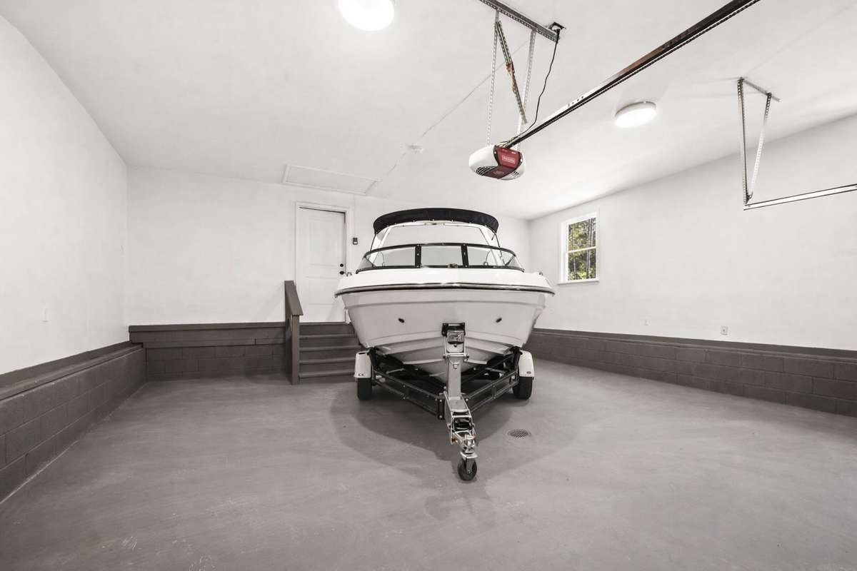 This garage is big enough to handle a boat.