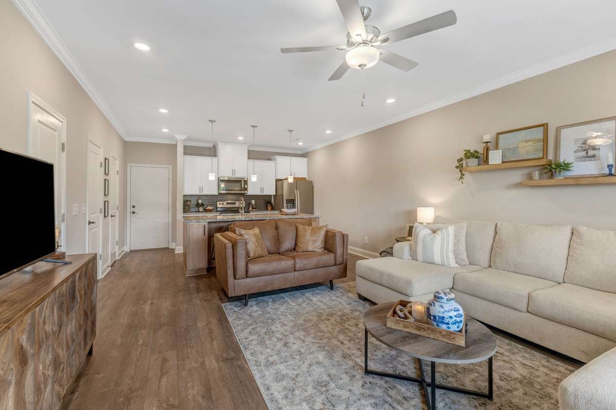 spacious and open layout