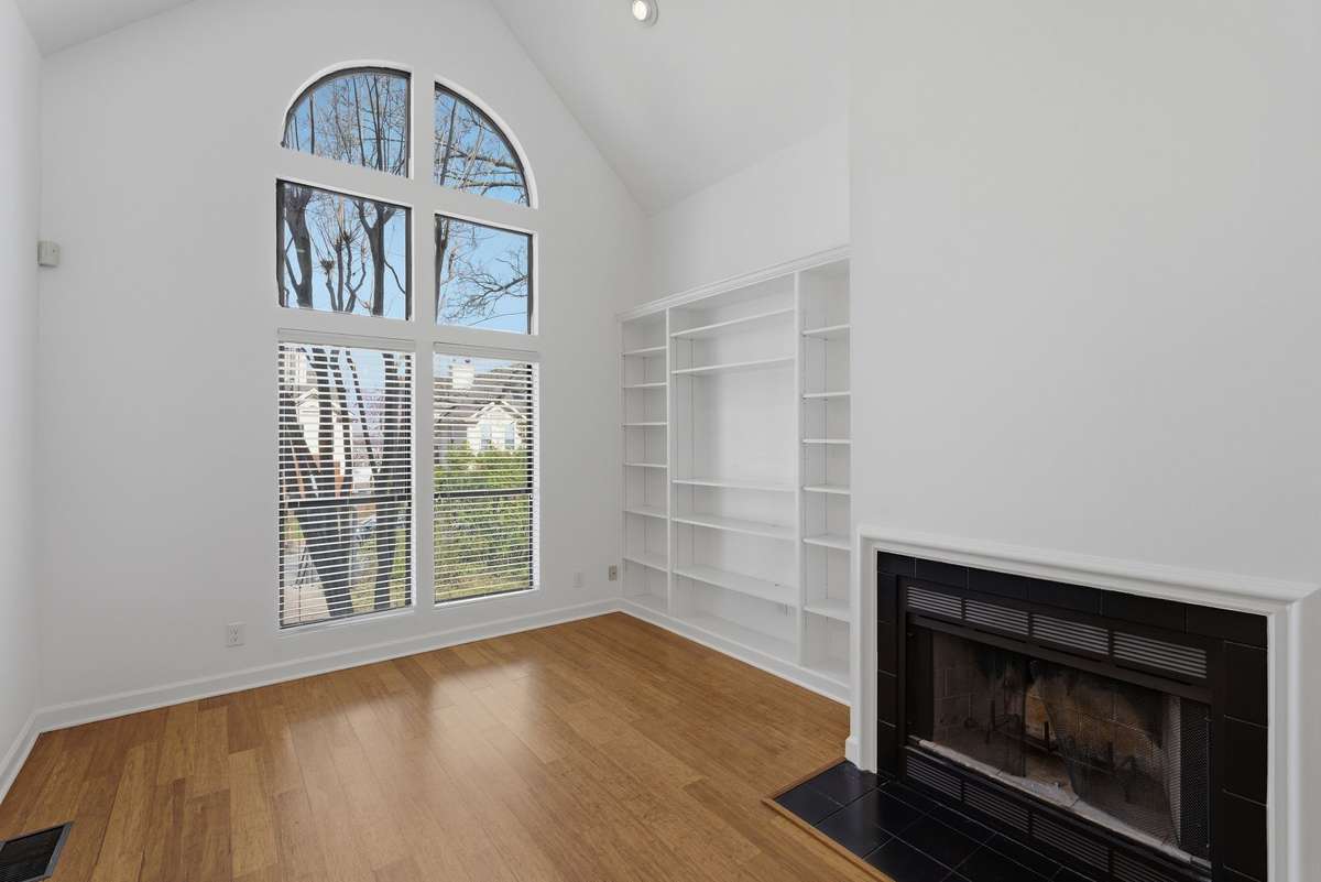 Large windows allow for beautiful natural light