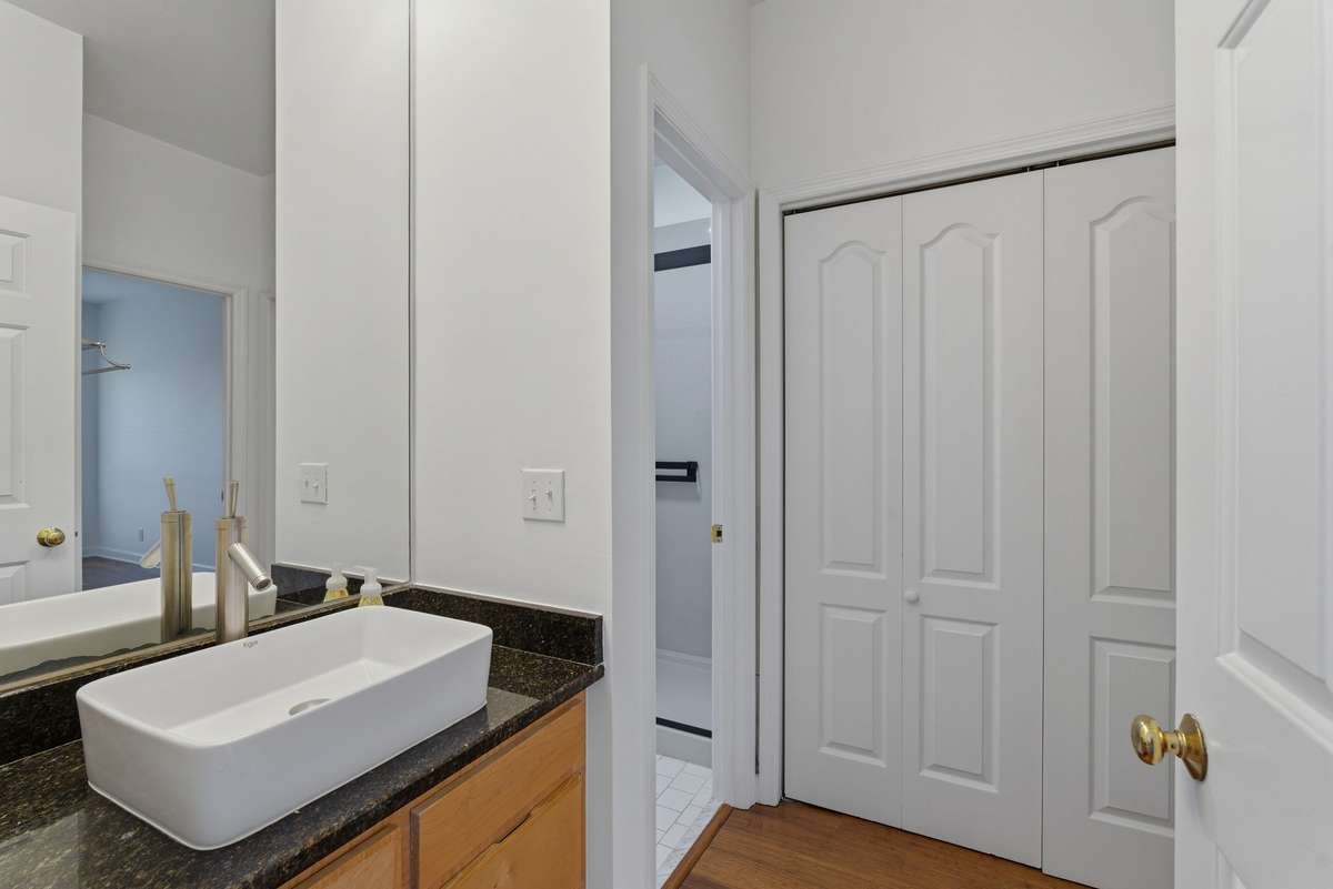 Full bathroom with shower