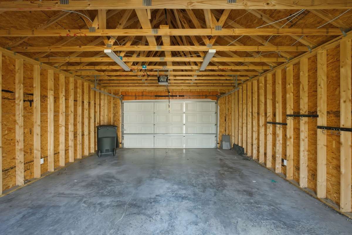 2 car detached garage