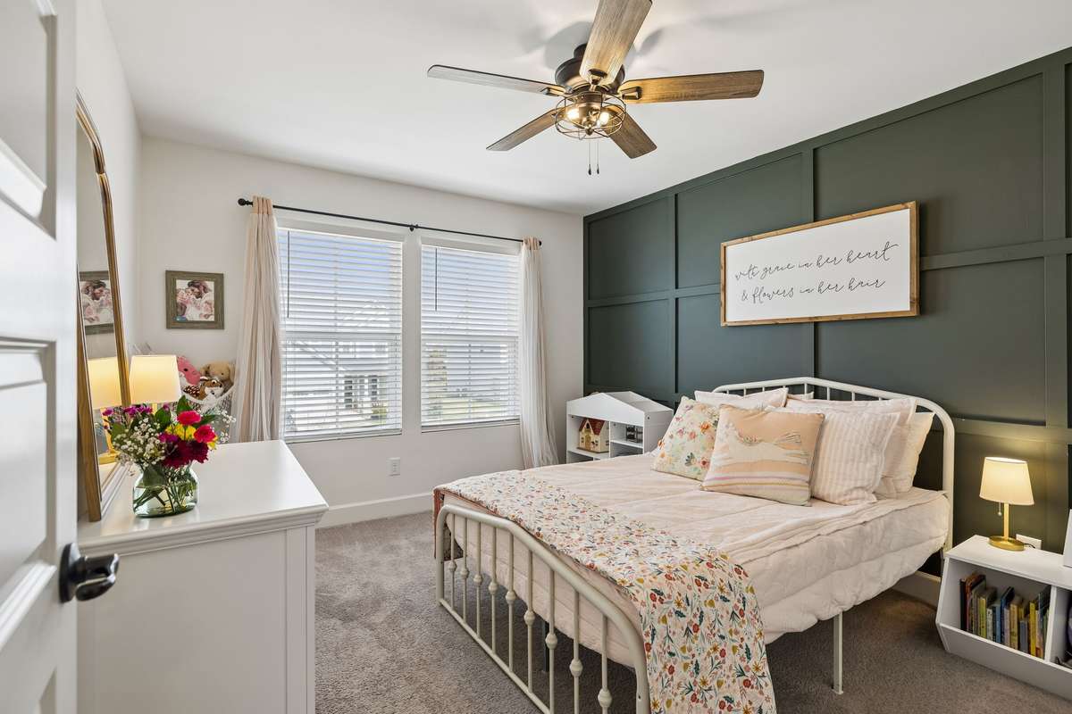 Bedroom #3 with walk-in closet and jack-and-jill bathroom