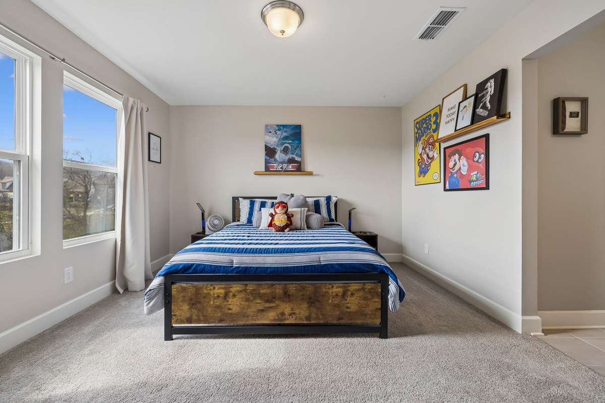 Bedroom #6 with walk-in closet and jack-and-jill bathroom