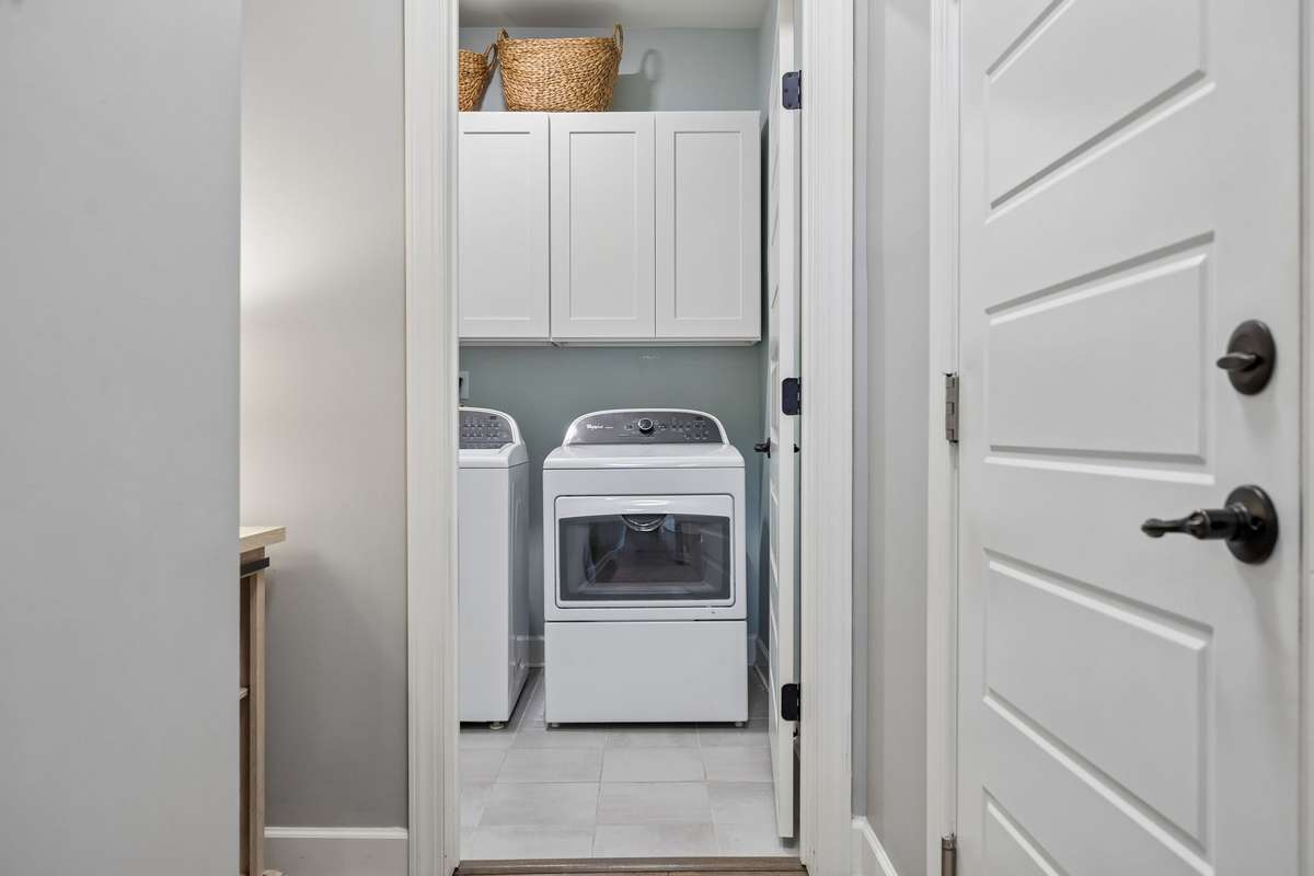 Laundry on the main level