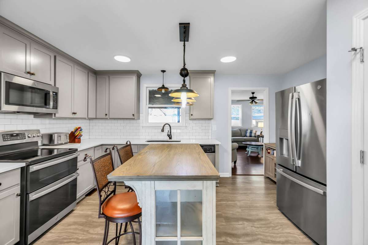 Kitchen from hall