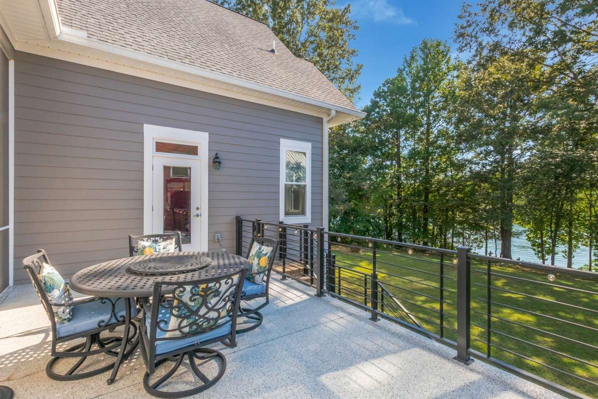 12x22 Patio with views of the lake.