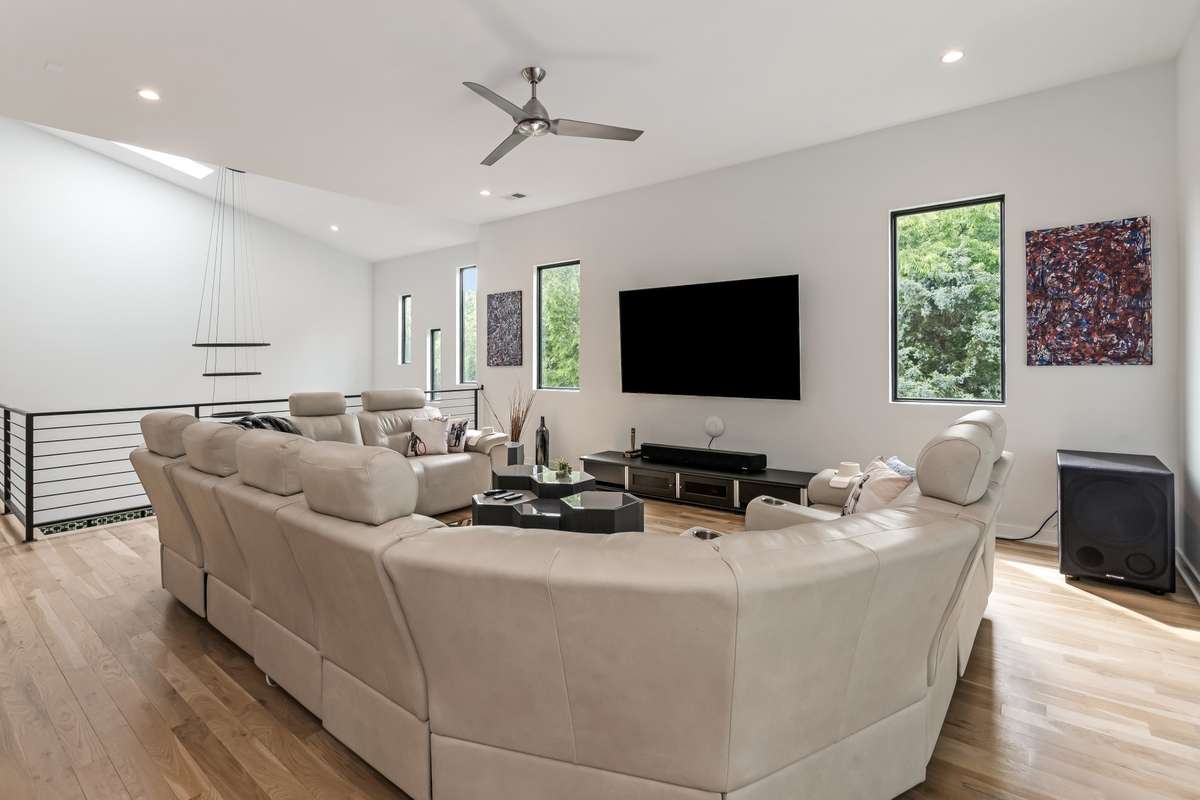 Versatile space for a home theater, media lounge, or game room, tailored to your entertainment needs