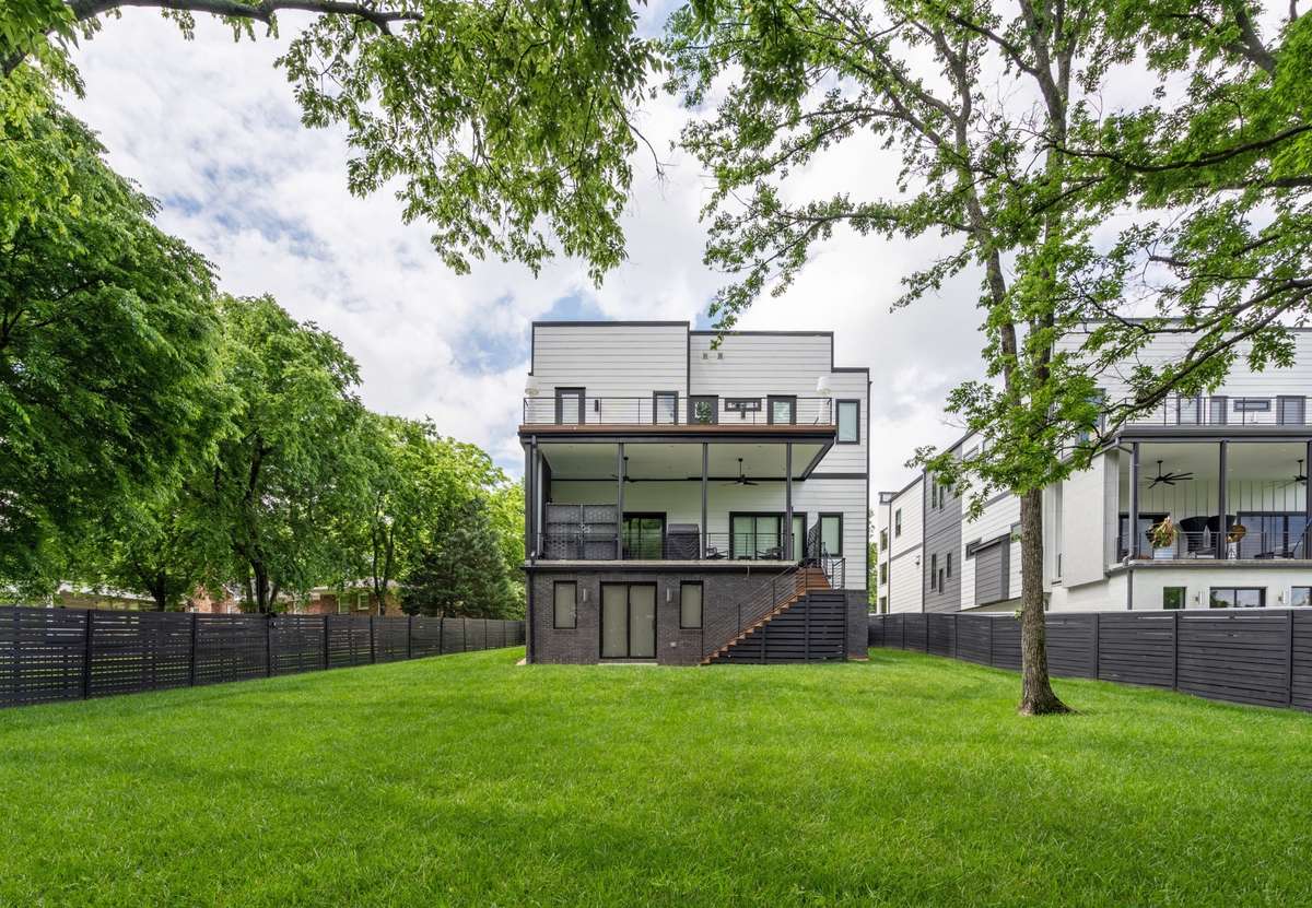Enjoy the large peaceful, private fenced backyard